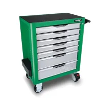 SERVANTE 07 TIROIRES 229PCS VERT TOPTUL 
