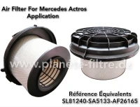 AIR FILTER FOR MERCEDES ACTROS 