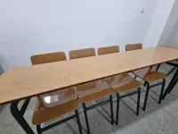 Table chaises bureau PC scolaire 