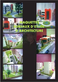 Réalisation de la maquette volumétrique d'architecture 