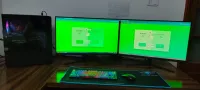 Custom PC - Ryzen 5 5600G - RTX 3060 12Go - Écrans 27" FHD 165Hz - RAM 32Go - SSD 512Go + 2To