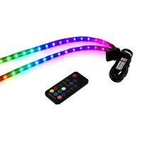 2 BANDES LUMINEUSES À LED AVEC TÉLÉCOMMANDE RAIDMAX LD-302R
