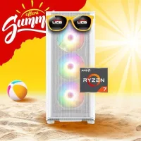 SUMMER OFFER Pc Gamer AMD RYZEN7 7700/16GB DDR5/B650/512GB SSD M.2/RTX 5060 TI/750W/4X ARGB FANS 
