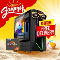 SUMMER OFFER Pc Gamer AMD RYZEN5 9600X /LS240/32GB DDR5/B650/512GB SSD M.2/RTX 4060 TI/700W/SOG DARK