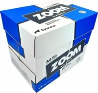 RAM PAPIER ZOOM 80g A4 ramette 500 feuilles Blanc X5