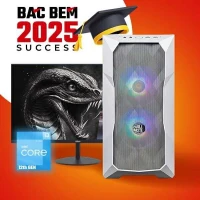 PROMO BEM BAC GAMING PC INTEL I3 12100F (COOLER MASTER) + MONITEUR DAHUA A200Y LM22