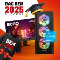PROMO BEM BAC GAMING PC INTEL I3 13100F + MONITEUR BENQ MOBIUZ EX240N + T-SHIRT BEM/BAC GRATUIT