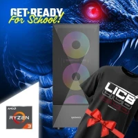 PROMO RENTRÉE SCOLAIRE Pc Gamer AMD RYZEN3 3200G/8GB DDR4/B550/256GB SSD/550W/4X RGB FANS/+SURPRISE 