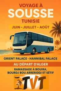 Sousse par bus juin 2025