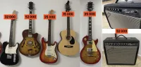 Lot de guitares