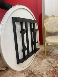 TABLE RONDE PLIABLE