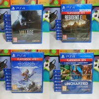 JEUX PS4 > RÉSIDENT EVIL VILLAGE PS4 | RÉSIDENT EVIL 7 PS4 | HORIZON ZÉRO DAWN PS4 | UNCHARTED PS4