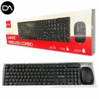 Clavier Souris MARVO DA DCM002WE BK sans fils