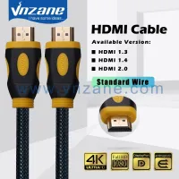 Cable HDMI Vnzane ( Certifié ) 5M FLAT V1.4 Cuivre Orange (Model VN-H601) (Im)