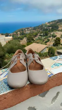 Chaussure femme Originale marque Clarks artisan beige comfort 