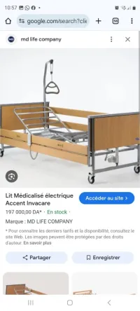 Lit médicalisé électrique INVACARE