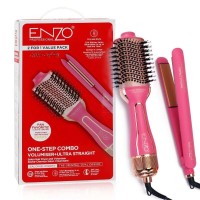 تمليس-و-فراشي-شعر-pack-enzo-en-510-brosse-chauffante-rotative-professionnelle-lisseur-rose-برج-الكيفان-الجزائر