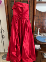 robes-robe-rouge-achete-en-france-taille-m-douera-alger-algerie