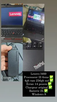 Lenovo l460 i3 6eme generation 