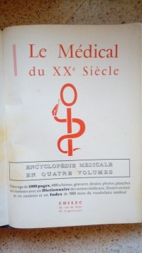 Encyclopedie Medicale en 4 Tomes