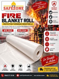 حماية-و-سلامة-fire-blanket-roll-bache-ignifuge-couverture-thermique-industrielle-en-rouleau-حاسي-مسعود-ورقلة-الجزائر