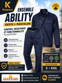 protection-securite-ensemble-tenue-de-travail-ability-veste-pantalon-keepers-hassi-messaoud-ouargla-algerie