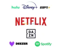 Netflix |Spotify | Espn+ | Hulu | Disney+ | Deezer |