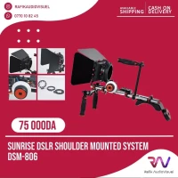 Shoulder Rig DSM-806 avec matte box et followfocus. 