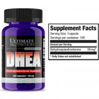 Ultimate Nutrition DHEA 50 MG 100 gélules  دهيا 50مغ 100 كبسولة