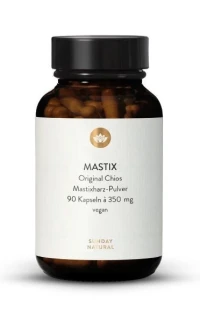 SUNDAY GOMME MASTIC ( Produit allemand ) - MASTIC GUM - 90 CAPSULES 350 MG  المستكة كبسولات 