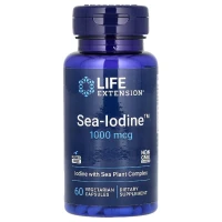  Iode Life Extension Sea-Iodine 1000mcg 60caps végés يود بحري 1000 مكجم، 60 كبسولة نباتية