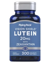 Piping Rock Luteine + zeaxanthine, 20 mg, 300 gelules à liberation rapide
