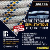 industrie-fabrication-corde-semi-statique-protekt-pologne-105-mm-et-118-bir-mourad-rais-alger-algerie