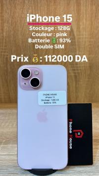 هواتف-ذكية-apple-iphone-15-128g-أولاد-فايت-الجزائر