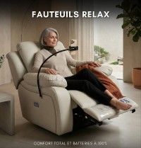 طبي-fauteuil-relax-electrique-rocking-balancoire-en-cuir-veritable-عين-النعجة-الجزائر