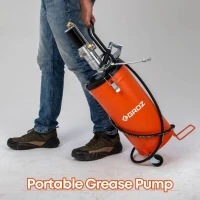 POMPE DE GRAISSE PNEUMATIQUE GROZ 15 & 30 KG MADE IN INDIA.