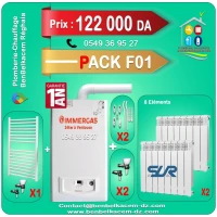Pack Chaudiere Mural IMMERGAS 24kw Ventouse F1/F2/F3/F4/F5/F6/F7