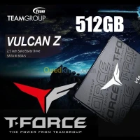 TEAMGROUP T-Force Vulcan Z 512GB SLC Cache 3D NAND TLC 2.5 Inch SATA  Drive SSD  