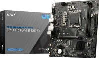 CARTE MERE INTEL SOCKET 1700 CHIPSET H610 MSI H610M-B PRO DDR4 MICRO ATX