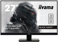 MONITEUR IIYAMA 27" 1920 x 1080 - 75HZ - TN - 1 ms--16/9-VGA/HDMI/DisplayPort - Noir G2730HSU-B1