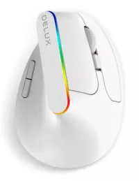 Souris sans fil DELUX RGB Verticale