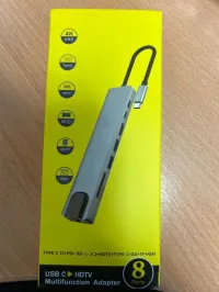 Hub usb c 8 in 1 with RJ45