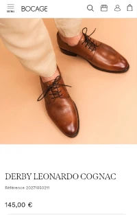 DERBY BOCAGE LEONARDO 42