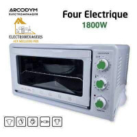 Four électrique Ventilé 1900W - 60L Avec Tourne Broche-MS-OV101-60 - Noir -  Prix en Algérie