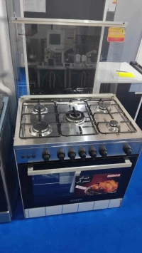 Promo cuisinier maxwell 5feux inox ventilé 