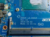 Carte mère ACER NITRO 5 en panne i5 9300H GTX 1650