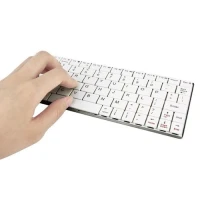 Clavier Bluetooth Ultra-mince 3.0 Couleur: Blanc  HB2000