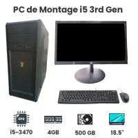 PC Fix i5-3470 4Go/500GO + Ecran 18.5″