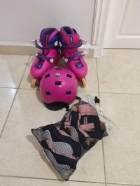 آخر-vente-roller-pour-fille-kit-de-protection-casque-براقي-الجزائر