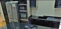 Cuisine equipee 2024 Noir et Beige prix choc 